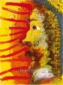 横顔の男の頭 1970年 パブロ・ピカソ